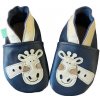 Hopi Hop Kožené capáčky Barefoot Veľ. L (12-18 mes.) ŽIRAFA EMILKA