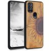 Drevené púzdro kwmobile OnePlus Nord N10 5G žlutá