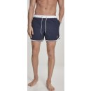 Urban Classics krátke nohavice Retro Swimshorts navy/white