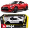 BburagoPlus Nissan GT R červená 1:24