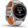 Garmin Fēnix 7 Pro Sapphire Solar Edition Titanium s remienkom Fog Gray / Ember Orange 010-02777-21 + 5 rokov záruka, poistenie a darček ZADARMO