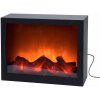 Stojanový krb bez funkcie vykurovania elektrický Home Styling Collection čierny 80 W 29 x 23 x 11 cm