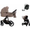 BEBETTO Loren Premium Sand + Cybex Aton B2 i-Size 02 2023