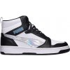 Detské členkové tenisky Puma, REBOUND V6 MID SPACE BELLE JR biela,čierna,strieborná,svetlomodrá, 35.5 EU
