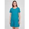 Urban Classics Ladies Valance Tee Dress watergreen