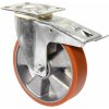 Transportné polyuretánové koliesko 150x50 mm otočná kladka s brzdou nosnosť 300kg