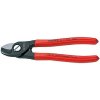 Knipex Káblové nožnice, dĺžka: 165 mm, nástrojová oceľ, plast, rezný výkon: 3 × 1,5 mm2 až 5 × 2,5 mm2, 95 11 165 SB