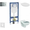 Geberit Duofix Set predstenovej inštalácie, WC Alpha s doskou, tlačidlo Sigma01, lesklý chróm SANI11CD1104