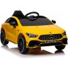 LEAN CARS Elektrická autíčko Mercedes CLA 45s AMG - žlté - 4x45W- BATÉRIA - 12V7Ah - 2025