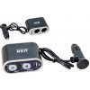 Automax Rozdvojka do zapaľovača s vypínačmi + USB 12V
