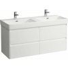 Laufen Base 2.0 skrinka 117x44.5x51.5 cm závesná kúpeľňová skrinka pod umývadlo biela H4113241082601