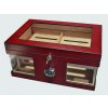 Humidor červenohnedý 100D