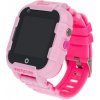Detské hodinky s GPS lokátorom KT12 4G Ružové
