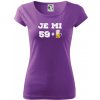 Je mi 60 pivo - Dámske tričko Pure - M ( Fialová )