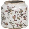 Chic Antique Keramický obal na kvetináč s kvetmi Nancy - Ø 14*14 cm - Chic Antique