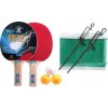 Giant Dragon METEO/NETSET Set na stolný tenis, hnedá, os
