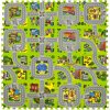 PUZZLE PENOVÁ PODLOŽKA MESTO ULICE CESTY 18 KS VEĽKÁ PODLOŽKA PRE DETI