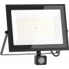 Mexen Luxpro+ LED reflektor s pohybovým senzorom, 100W, neutrálna - 4000K, 11000 lm, čierna - L236-100-40-70