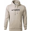Evolúcia peňazí Bitcoin - Mikina pánska Cape s kapucňou - 3XL ( Ľadovo sivá )