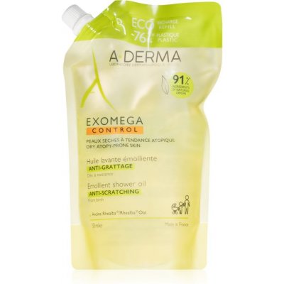 A-Derma Exomega Control zvláčňujúci sprchový plej pre veľmi suchú citlivú a atopickú pokožku 500 ml