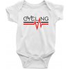Cycling ekg - Body dojčenské s krátkym rukávom - Krátký r. 12-18 mes ( Biela )