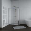 H K Sprchovací kút Flexi 100x90cm, L/P varianta