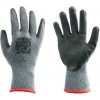 4wrk Pracovné rukavice BREEZE GB polyester-bavlna/porézny latex KAT.II Veľkosť: XXL