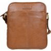 SEGALI Pánska kožená crossbody taška 7018 Brown