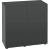 Skrinka pod akvárium AQUAEL OPTI sada 125 81 cm x 36 cm x 80 cm čierna
