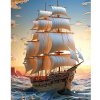 Diamantový obraz Plachetnica vo vlnách