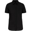 KARIBAN VINTAGE JUDITH K548 / Dámska košeľa s krátkym rukávom - black 4XL