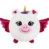 Nafukovací plyšový kamarát jednorožec biely 23 cm