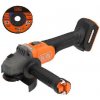 BLACK+DECKER Náradie - 18V AKU uhlová brúska 115 mm, bez batérie a nabíjačky BCG6L8N-XJ