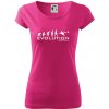 Evolution Football - Dámske tričko Pure - 2XL ( Purpurová )