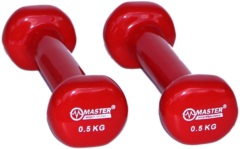 Master vinylové činky 2 x 0,5 kg