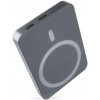 Power bank EMOS WI 522, 5 000 mAh, 20 W+Wireless, šedá