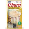 Maškrta pre mačky Inaba Churu Pyré cat Tuniak so syrom 4tuby, 56g