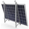 ABCtech Držák pro solární panely na balkón a zeď černý nastavitelný úhel 10-30°