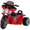 Goleto Detská elektrická motorka Harley, červená