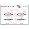 Sada brzdových platničiek, vždy 4 kusy v sade BREMBO P 23 075 (P23075)