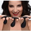 Master Series Dark Droplets 3 Piece Curved Anal Trainer Set Black