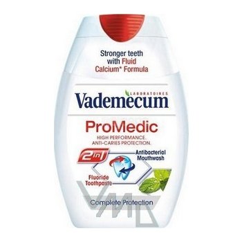 Vademecum Pro Medic 2v1 zubná pasta a ústní voda v jednom 75 ml