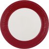 GREEN GATE Dezertný tanier Alice Claret Red