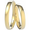 VIPgold Svadobné obrúčky 9002/3 - žlté zlato Dámska / Pánska / Pár: pár