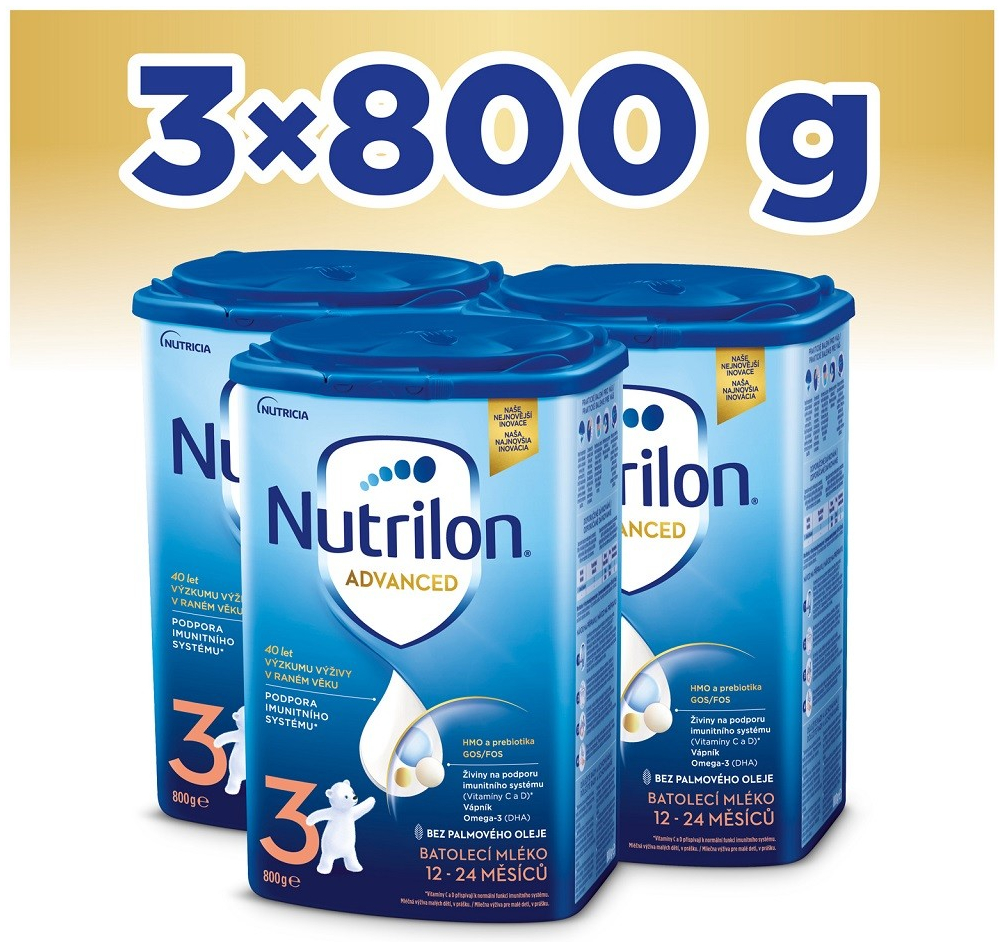 Nutrilon 3 Advanced 3 x 800 g