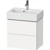 Duravit L-Cube skrinka 58.4x39.1x54.4 cm závesná kúpeľňová skrinka pod umývadlo biela LC621901818