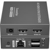 ABCtech PremiumCord HDMI 2.0 KVM extender Ultra HD 4kx2k@60Hz na 70m s přenosem USB