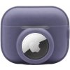 AppleKing 2v1 silikónový ochranný obal pre AirPods Pro 2 (2022) / AirTag - levanduľový - možnosť vrátiť tovar ZADARMO do 30tich dní
