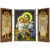 Triptych: Svätý Jozef - drevený - N51