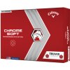 Golfové loptičky Callaway Chrome Soft Truvis Red Biela/Červená